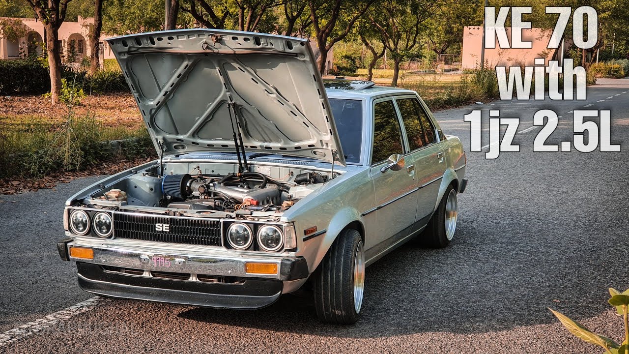 Toyota Corolla KE 70 With 1JZ 2.5L | BMW M Sports Interior LSD Differential