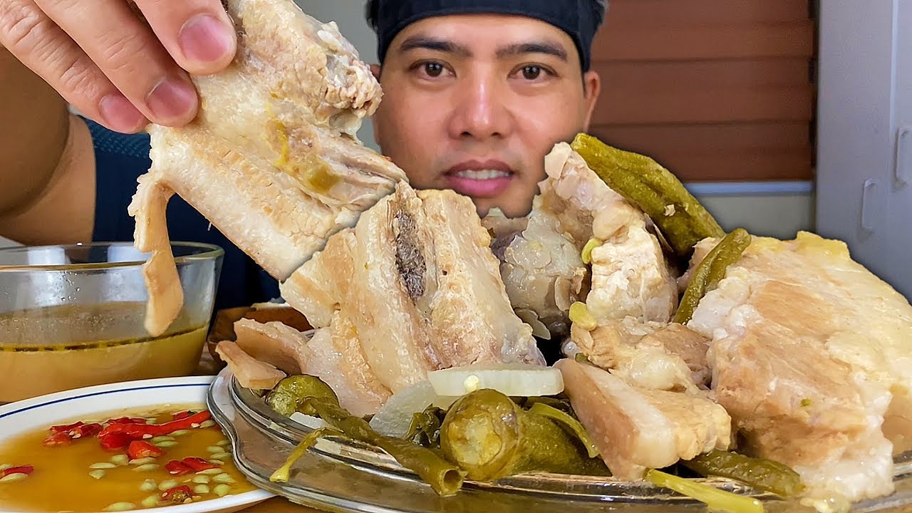 SINIGANG NA BABOY | PORK SINIGANG RECIPE | FILIPINO FOOD | MUKBANG PHILIPPINES
