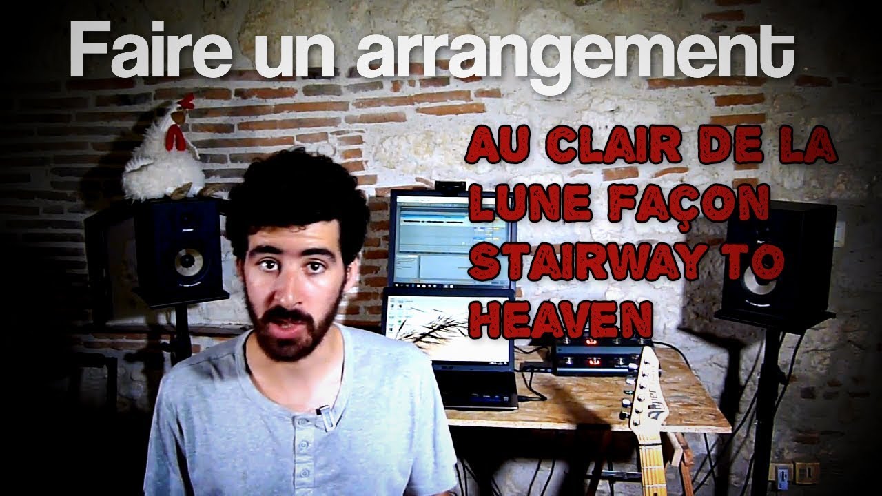 Faire un arrangement guitare : Au Clair de la Lune façon Stairway to Heaven