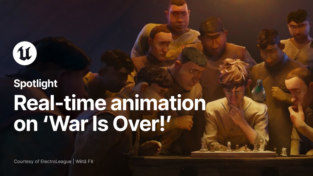 Real-time animation using Unreal Engine on ‘War Is Over!’
