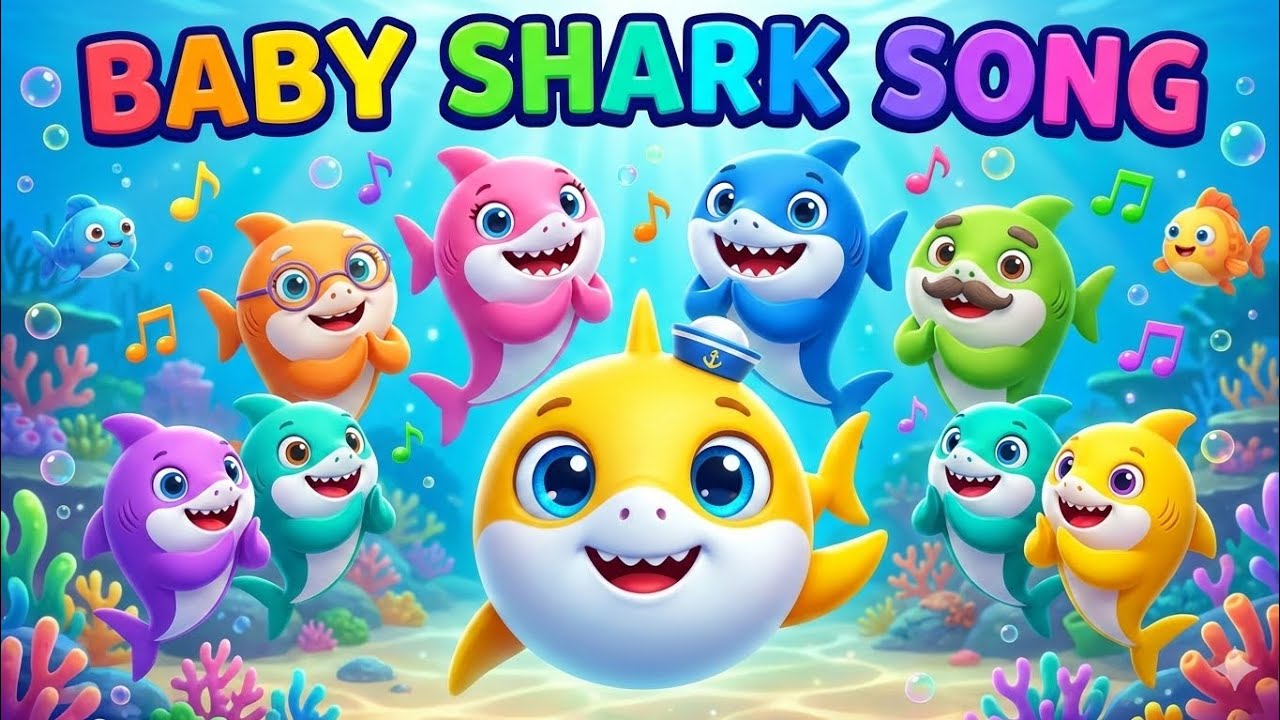 Baby Shark | Joyful Little World | New Nursery Rhyme | Kids Song #kids #song #cartoon #kidsvideo 