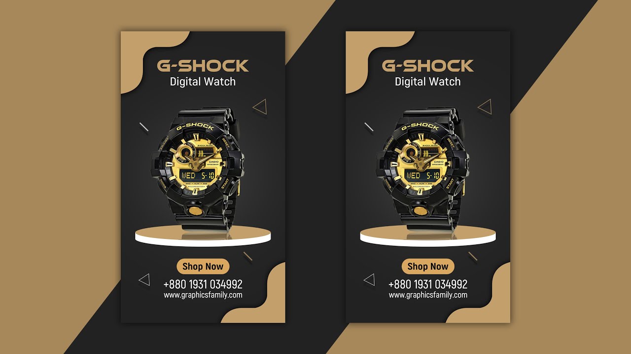 How to design instagram story in photoshop