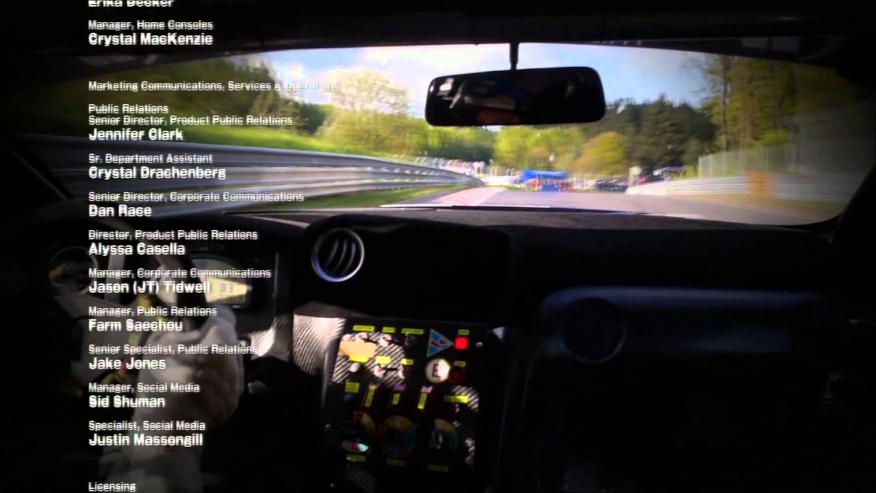 Gran Turismo 6 - Ending Credits Nürburgring