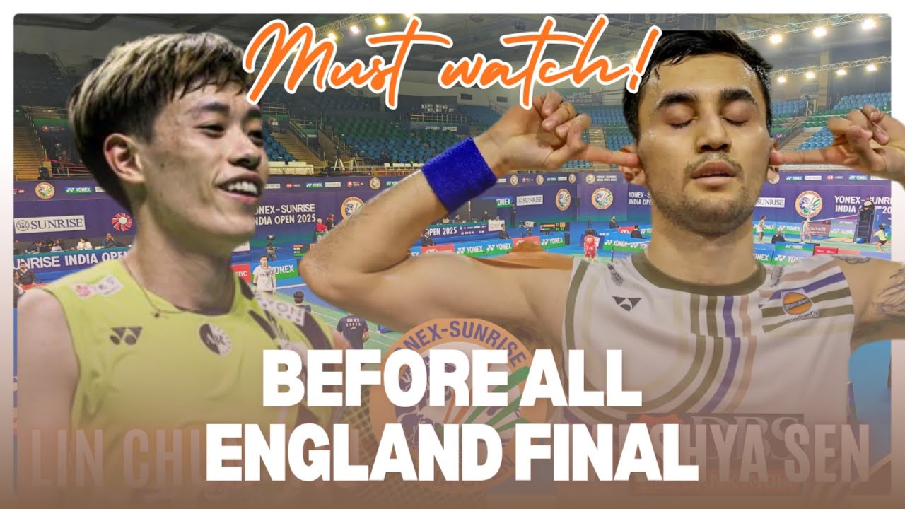 THE PREVIEW OF ALL ENGLAND FINAL! 🏸 Lakshya Sen vs Lin Chun-Yi | India Open 2026 QF Highlights