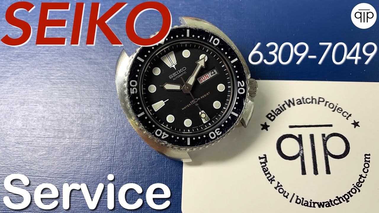 For B.S. -- Seiko 6309-7049 Service and Restoration