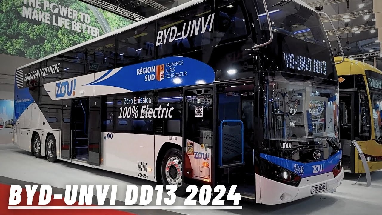 Luxury bus debuts for the first time! BYD-UNVI DD13 2024 Review | TruckTube