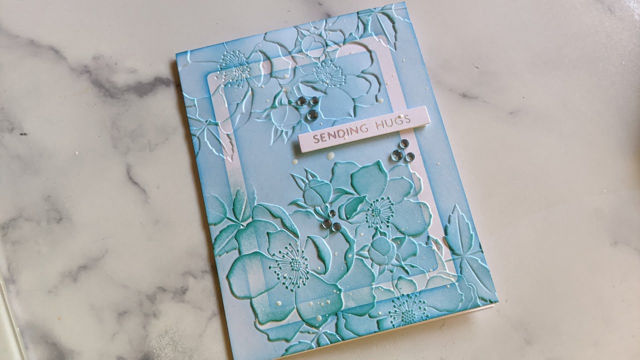 No Mistakes in Card Making Right??? - More Embossing Folder Fun!