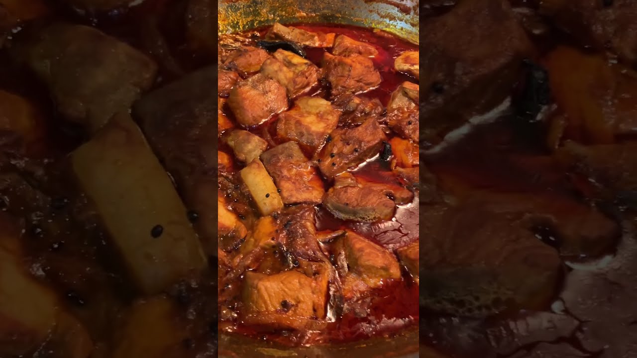 Spicy Salmon Fish Curry Kerala Style #fishcurry #kerala #salmon