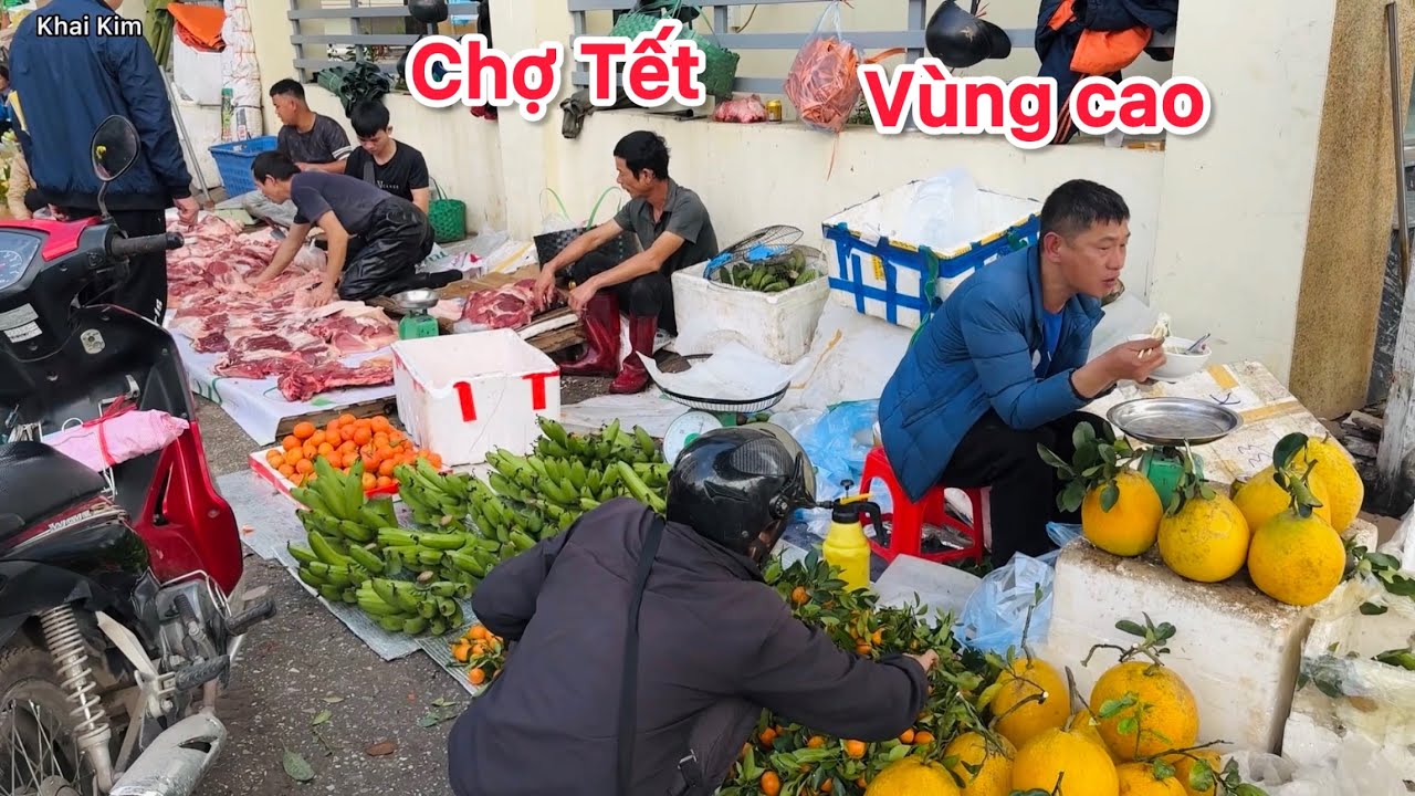 Chợ Tết vùng cao Lạng Sơn đông nhộn nhịp bà con sắm tết 2026