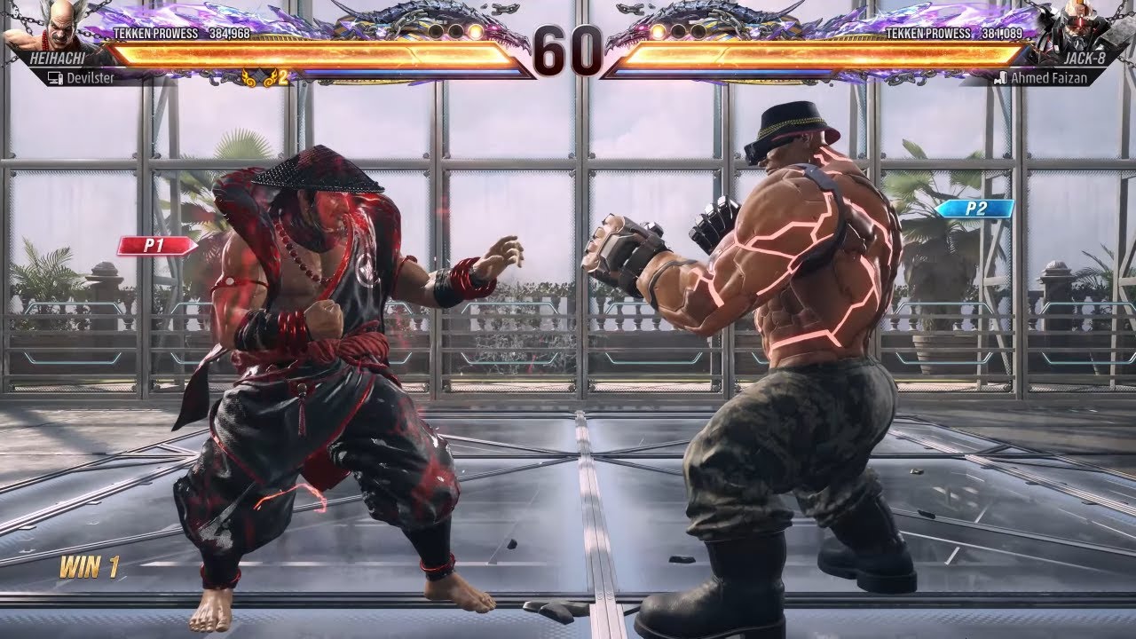 Mishima Heihachi Fights Crazy G.O.D Jack 8 Player !