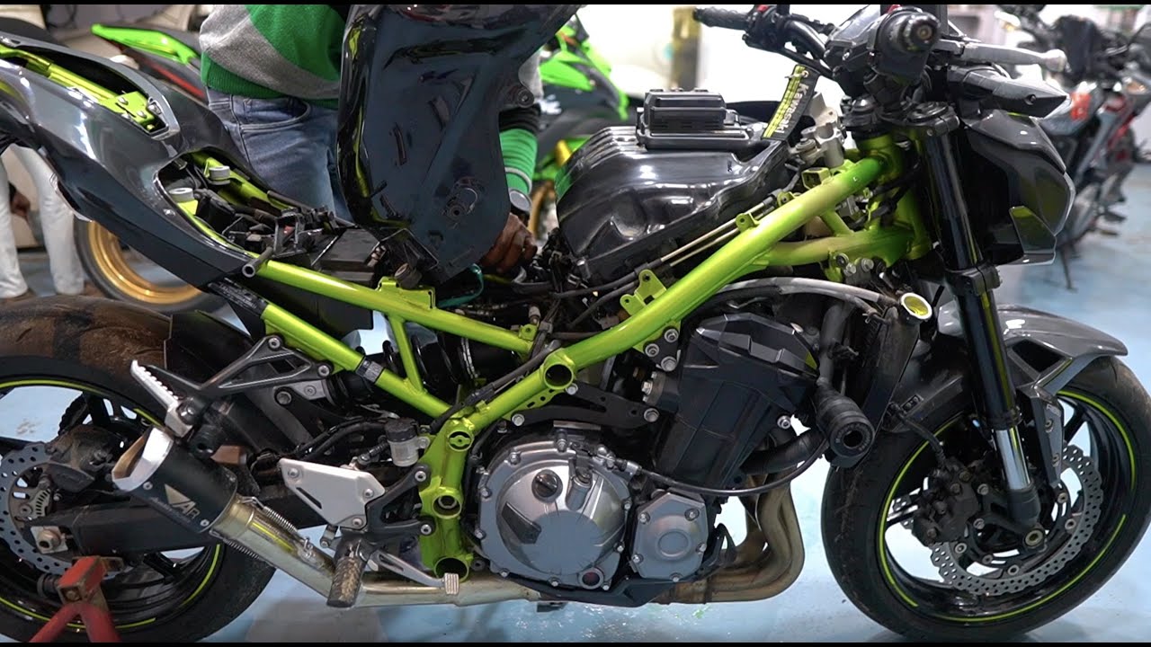 Kawasaki z900 full service in detail