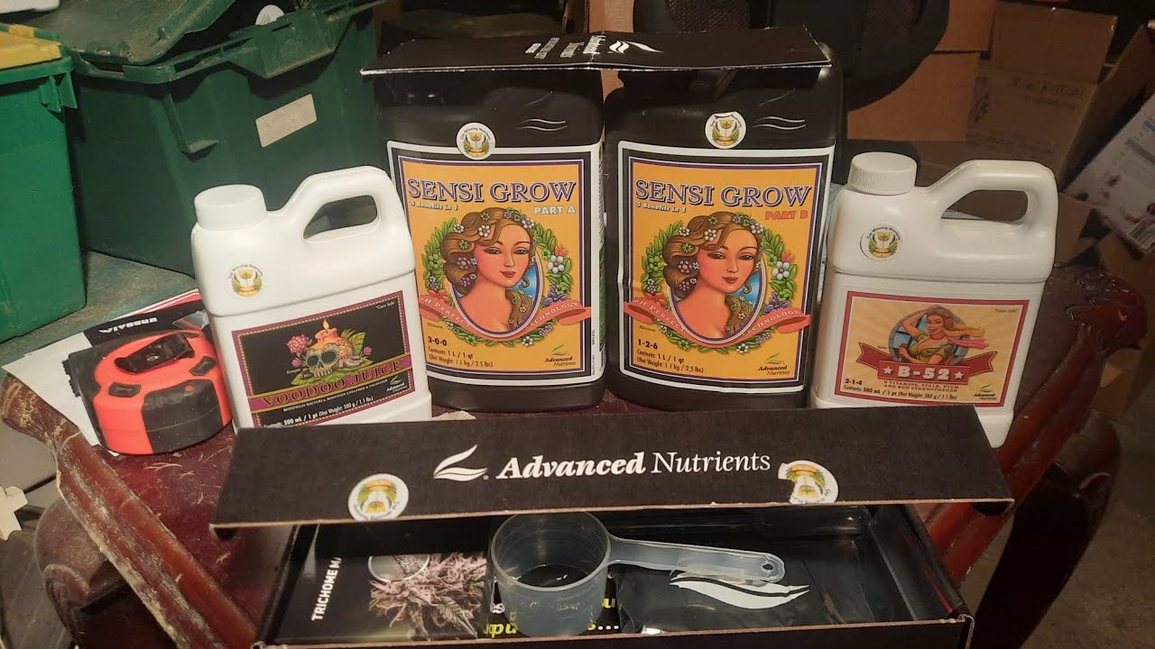 How to feed your plants using the advanced nutrients line during veg cycle