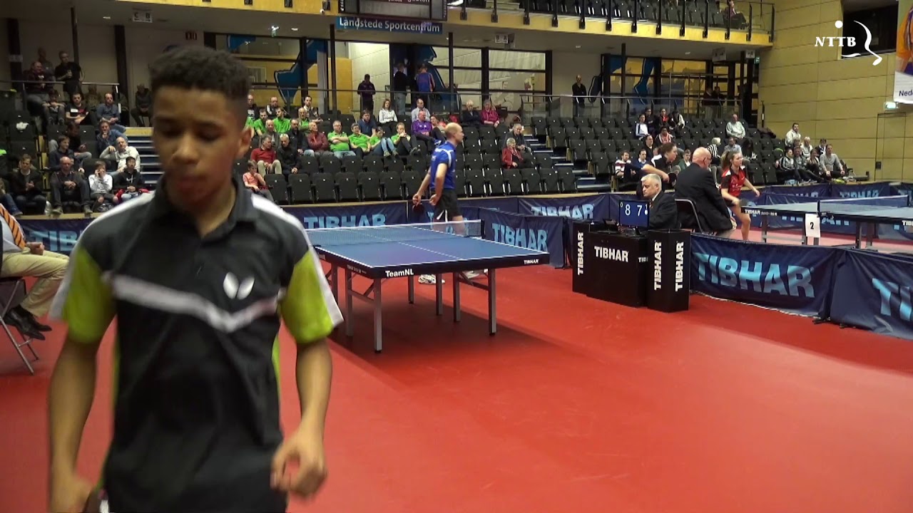 NK 2019 Heren enkel: Gabrielius Camara - Ewout Oostwouder