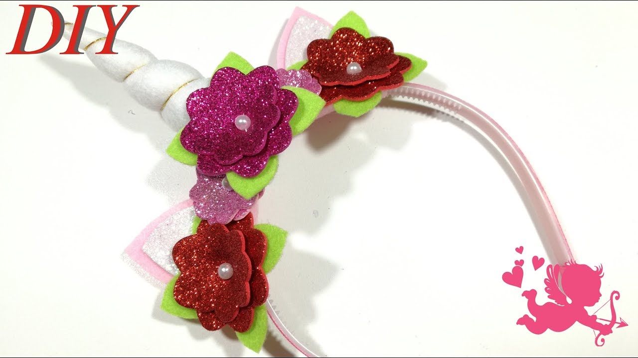How To Make Hair Bows 🎀 DIY #188 Unicorn Headband  Tutorial