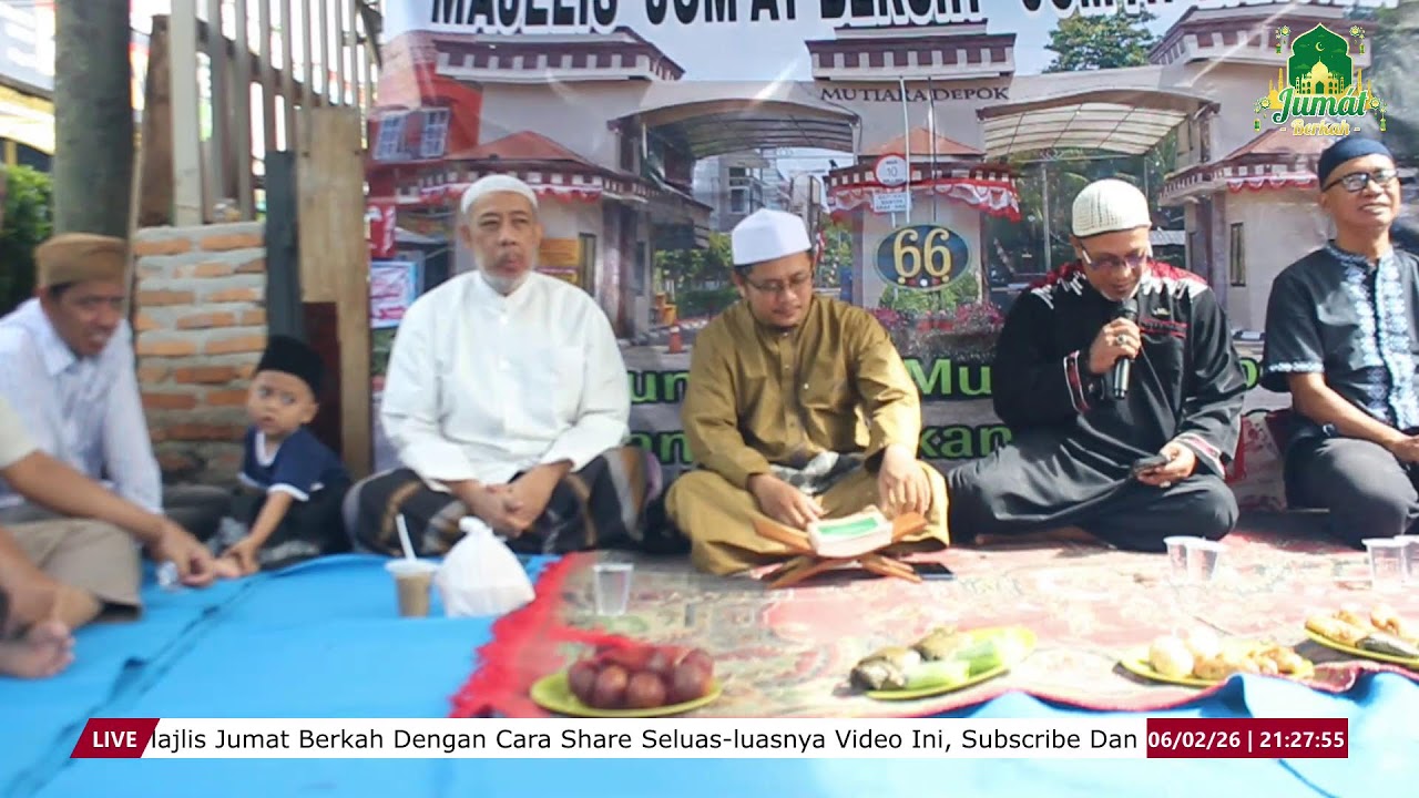 Kajian Rutin Jum'at Bersih & Barokah - RW 13 Perumahan Mutiara Depok.