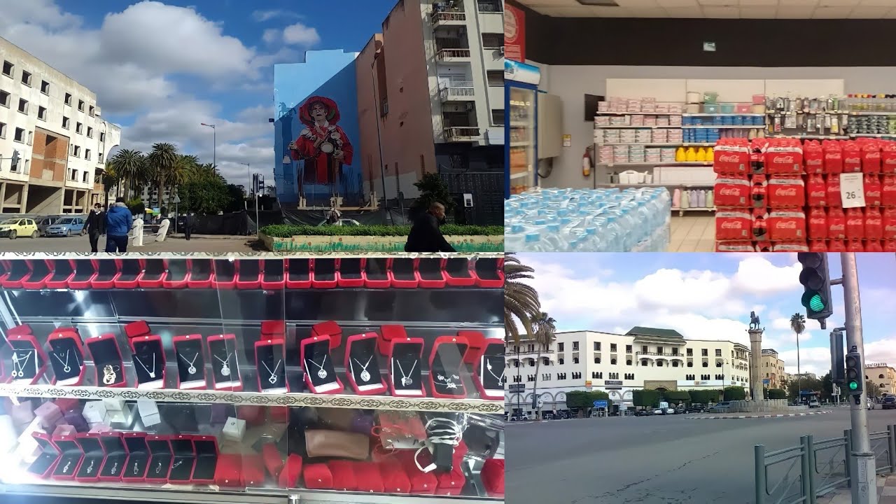 جولة قصيرة بمدينة سطات /دويرة ف كارفور carrefour/مع جولة في محل النقرة