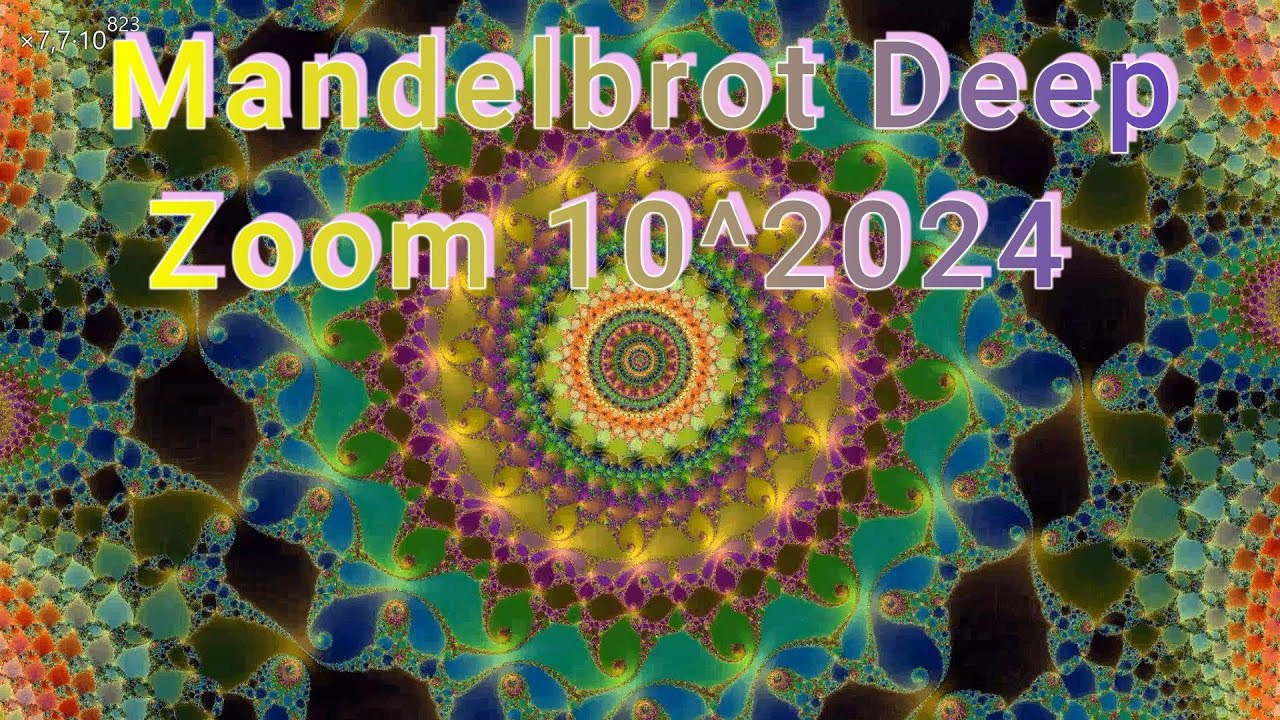 Mandelbrot Set Zoom 10^2024 (750M Iterations)