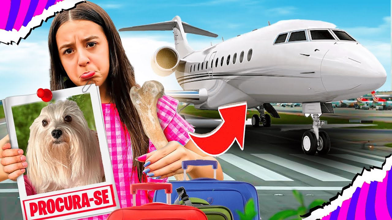 A PIPOCA SUMIU NO AEROPORTO ! MARCELA JARDIM