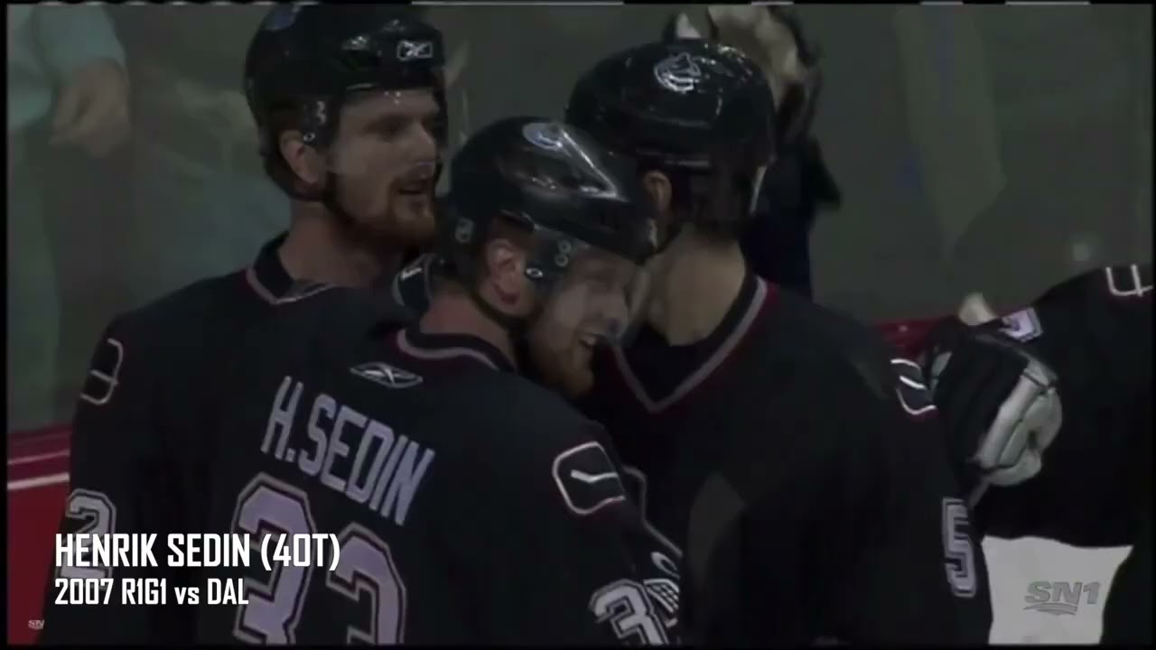 Vancouver Canucks Playoff Overtime Goals (Up to 2026) NEW