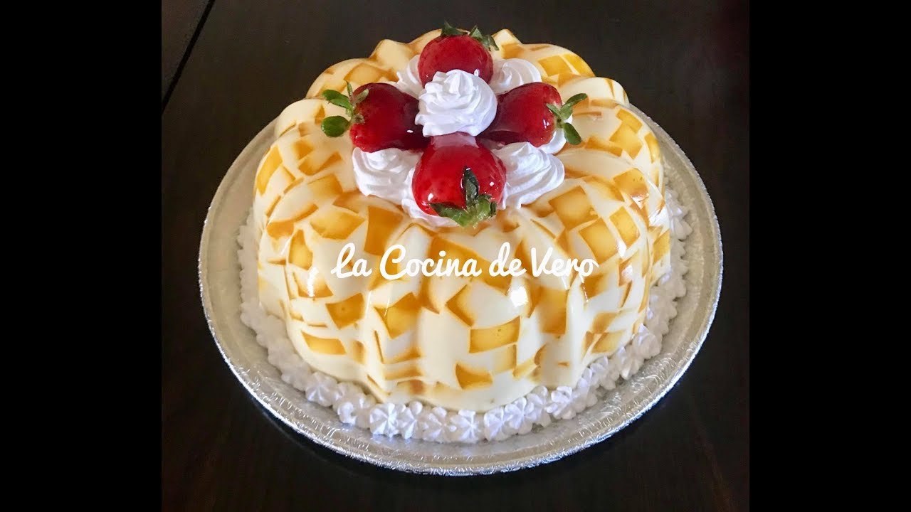 Gelatina de Mango , piña y queso crema