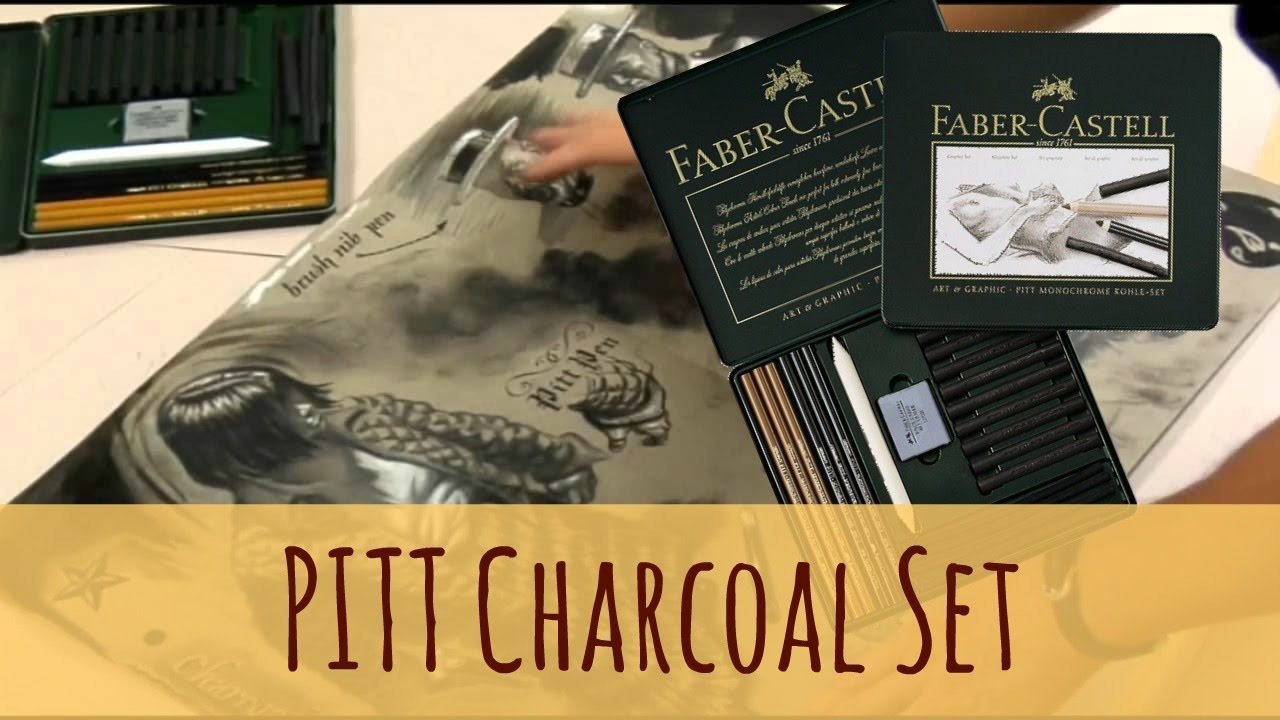 PITT Monochrome Charcoal Set by Faber-Castell