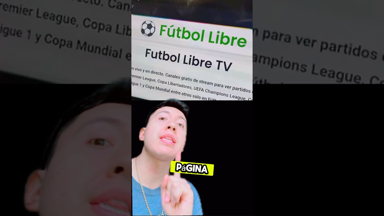 ⚠️CIERRAN LA P&Aacute;GINA DE FUTBOL LIBRE!⚠️⚽️😱🌚💀#short #sabiasque #curiosidades #futbol #casos #epic