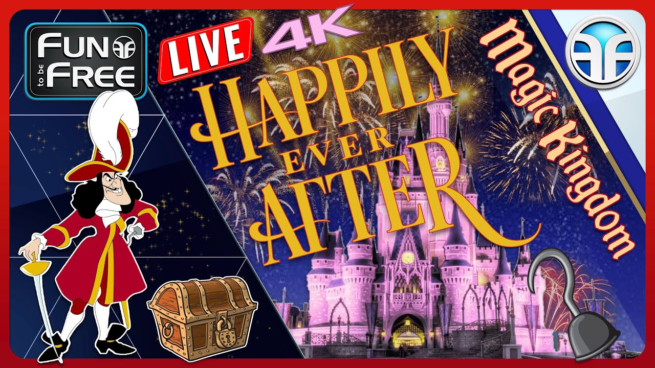 🔴 LIVE: Happily Ever After Fireworks 2026 - Magic Kingdom (Walt Disney World) [4K]