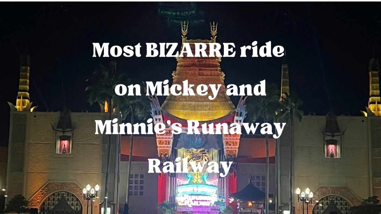 No Tornado? No Goofy? No waterfall? The most BIZARRE ride on Mickey and Minnie’s Runaway Railway!