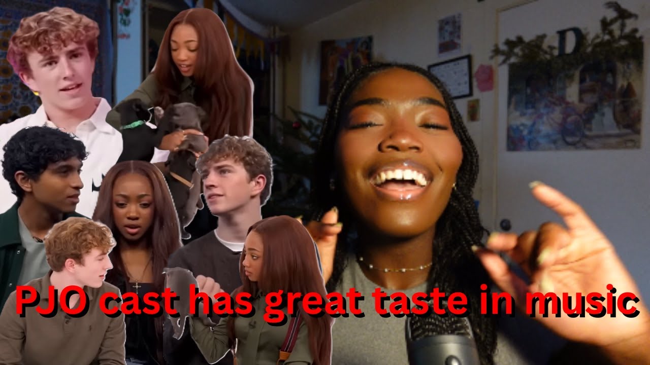 Актеры из «Перси Джексона» дурачатся более 6 минут | РЕАКЦИЯ 