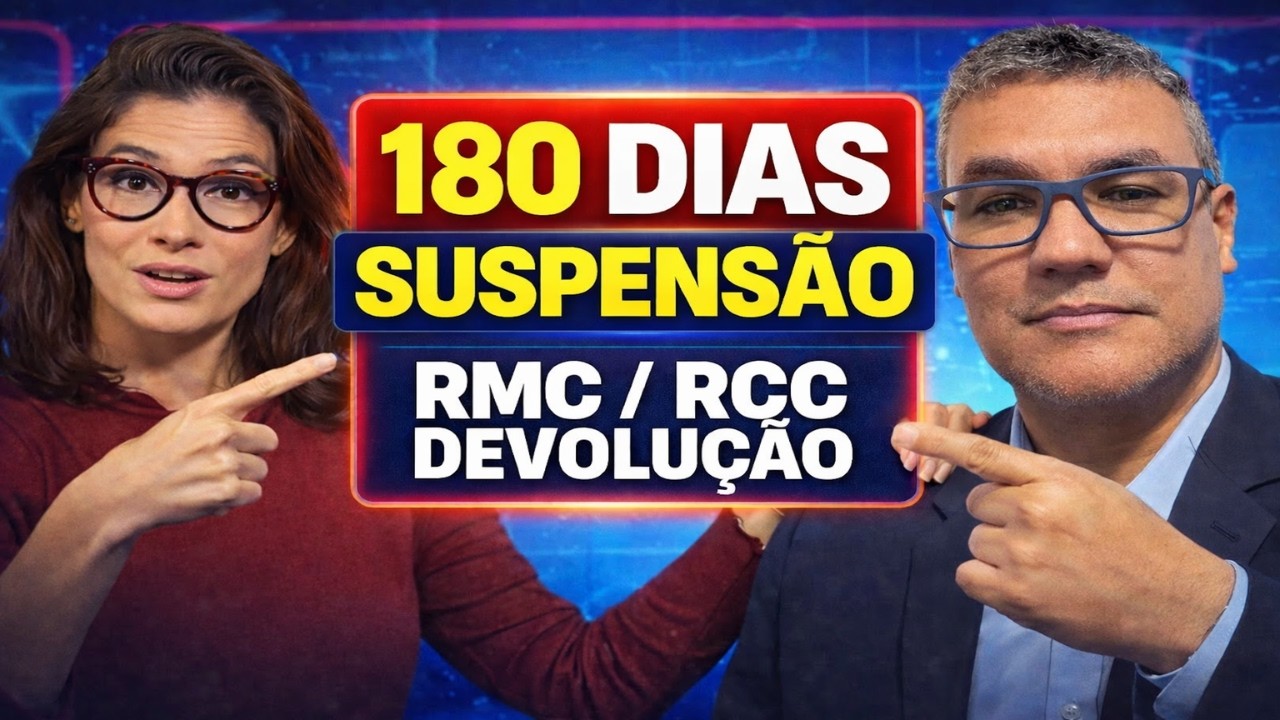 ✅URGENTE: 180 DIAS de SUSPENSÃO nos CONSIGNADOS – RMC/RCC com DEVOLUÇÃO !!!🚨