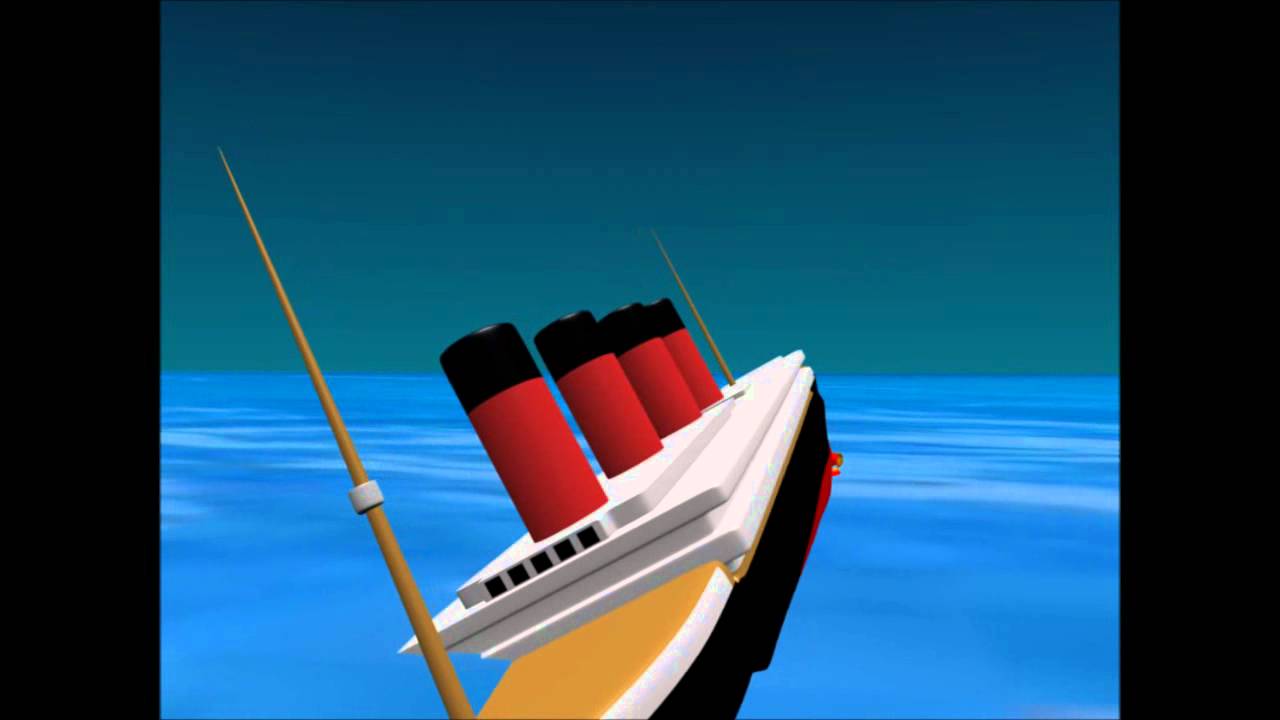RMS Lusitania 3D Sinking Animation