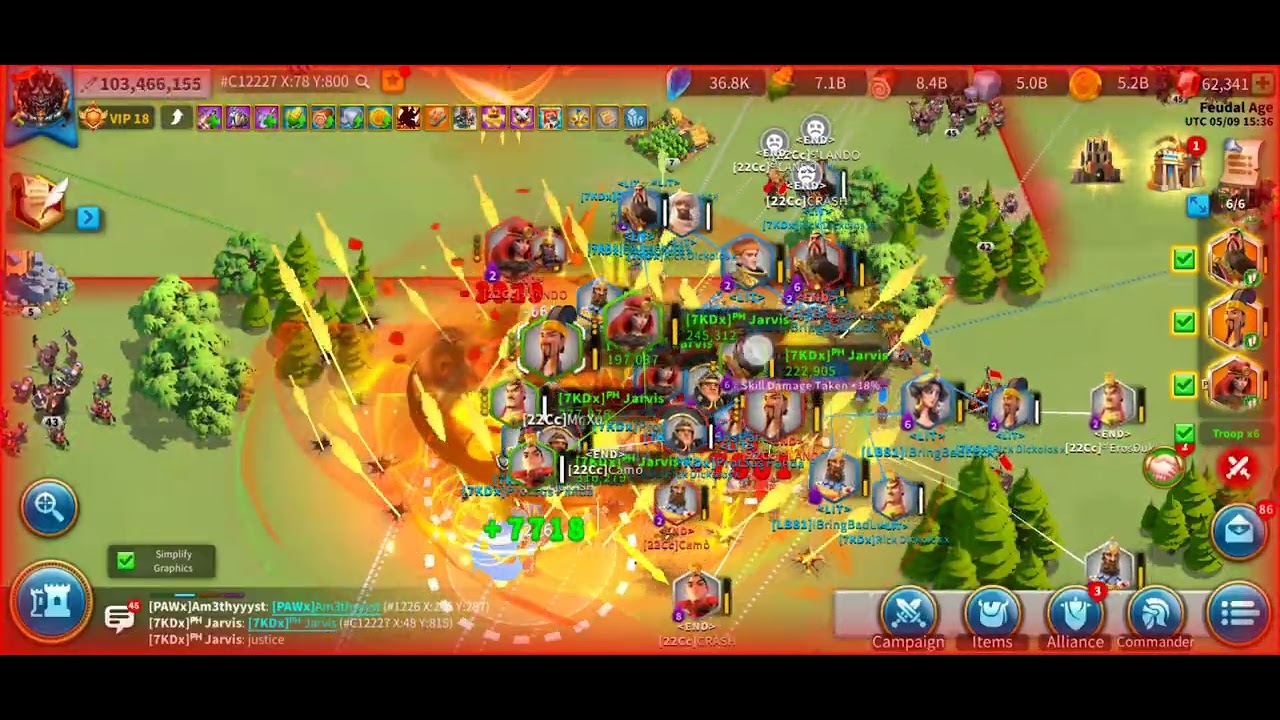 Zone 5 Fights Alliance Invictus Rise of Kingdoms