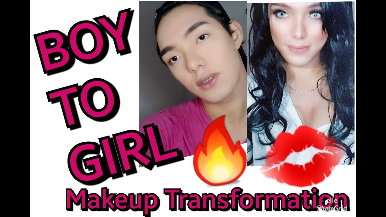 Boy to Girl makeup transformation (Drugstore )