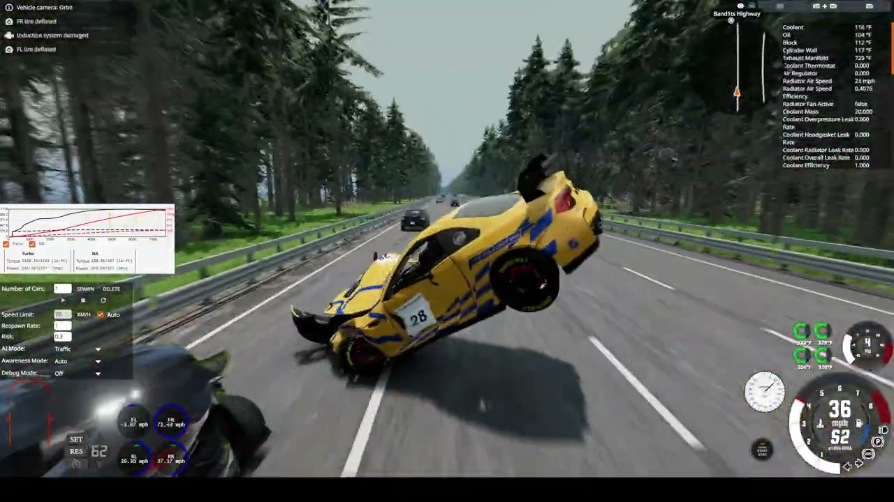 Beamng Drive Cutting up in traffic