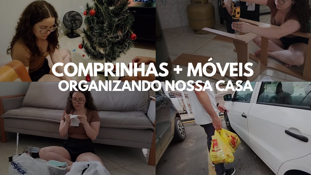 Nossa Rotina de Sábado: Comprinhas, Móveis e Casa Nova Organizada!