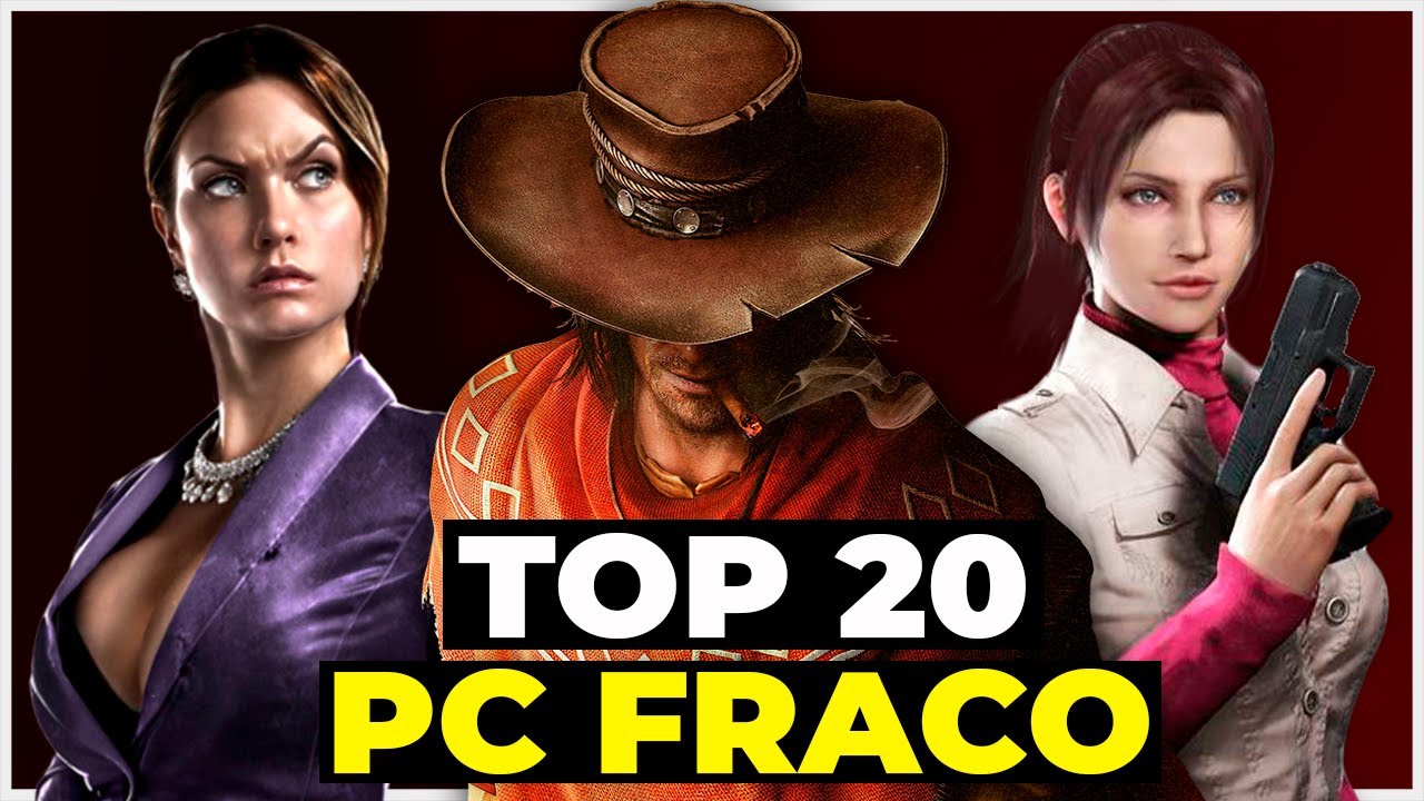 Os 20 Melhores Jogos Para PC FRACO 🎮 - Games Single Player
