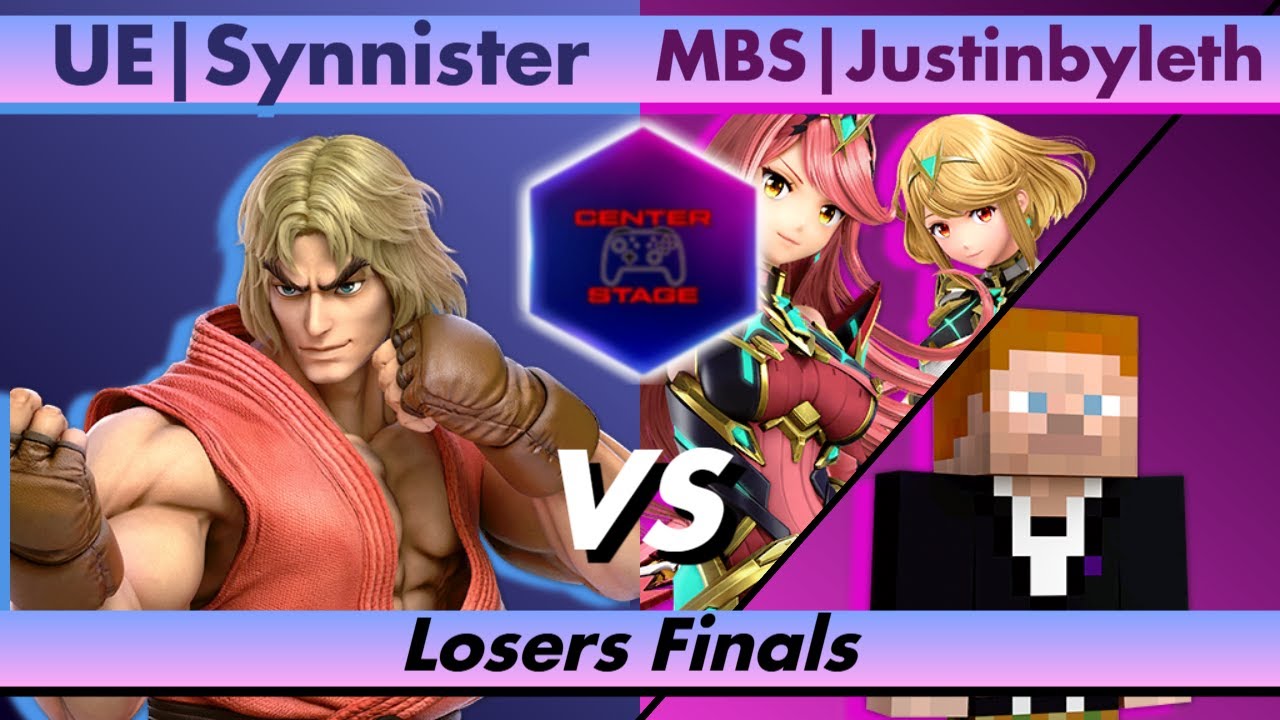 Center Stage #117 - UE Synnister (Ken) vs MBS Justinbyleth (Pyra/Mythra/Steve) - Smash Ultimate SSBU