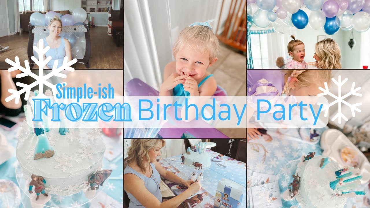 Frozen Birthday Party Prep with me!