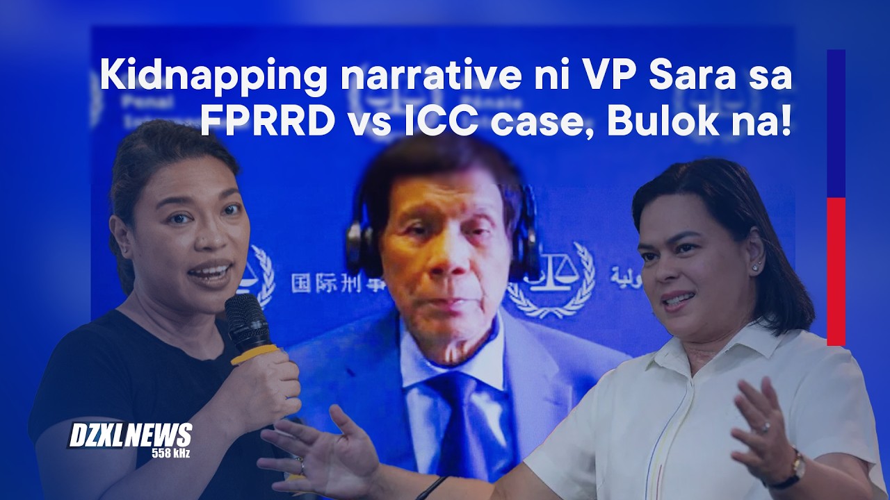 Kidnapping narrative ni VP Sara sa FPRRD vs ICC case, Bulok na! —Conti | DZXL News