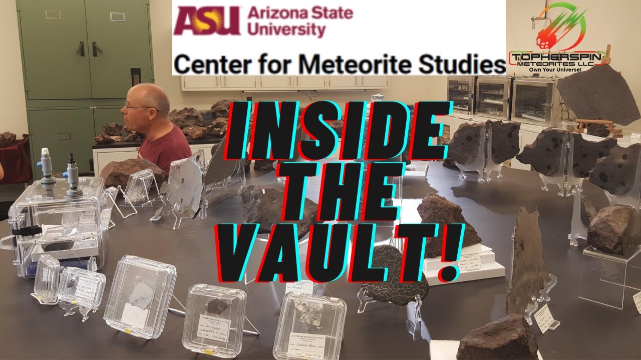 ASU METEORITE VAULT TOUR at ASU Center for Meteorite Studies -VIP Documentary w/Dr Laurence Garvie