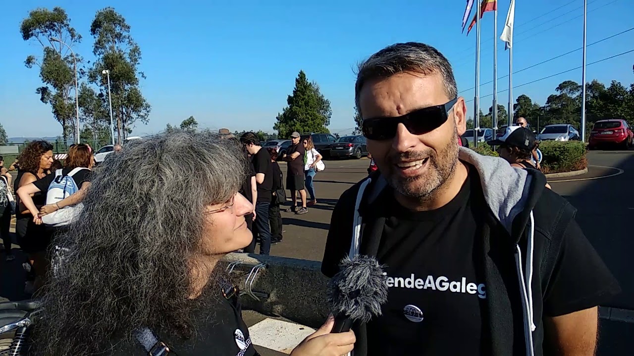 Entrevista con Alfonso Hermida - Manifestaci&oacute;n pola dignidade dos medios p&uacute;blicos
