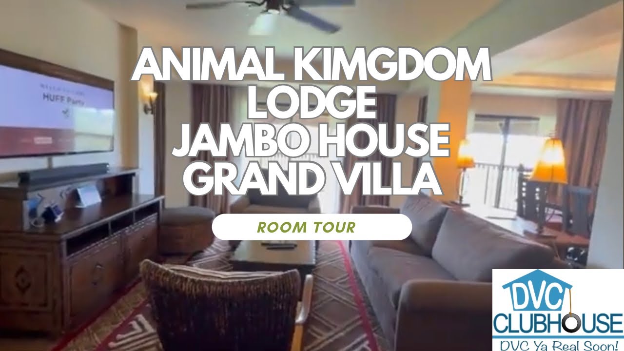 Animal Kingdom Lodge Jambo House Three Bedroom Grand Villa