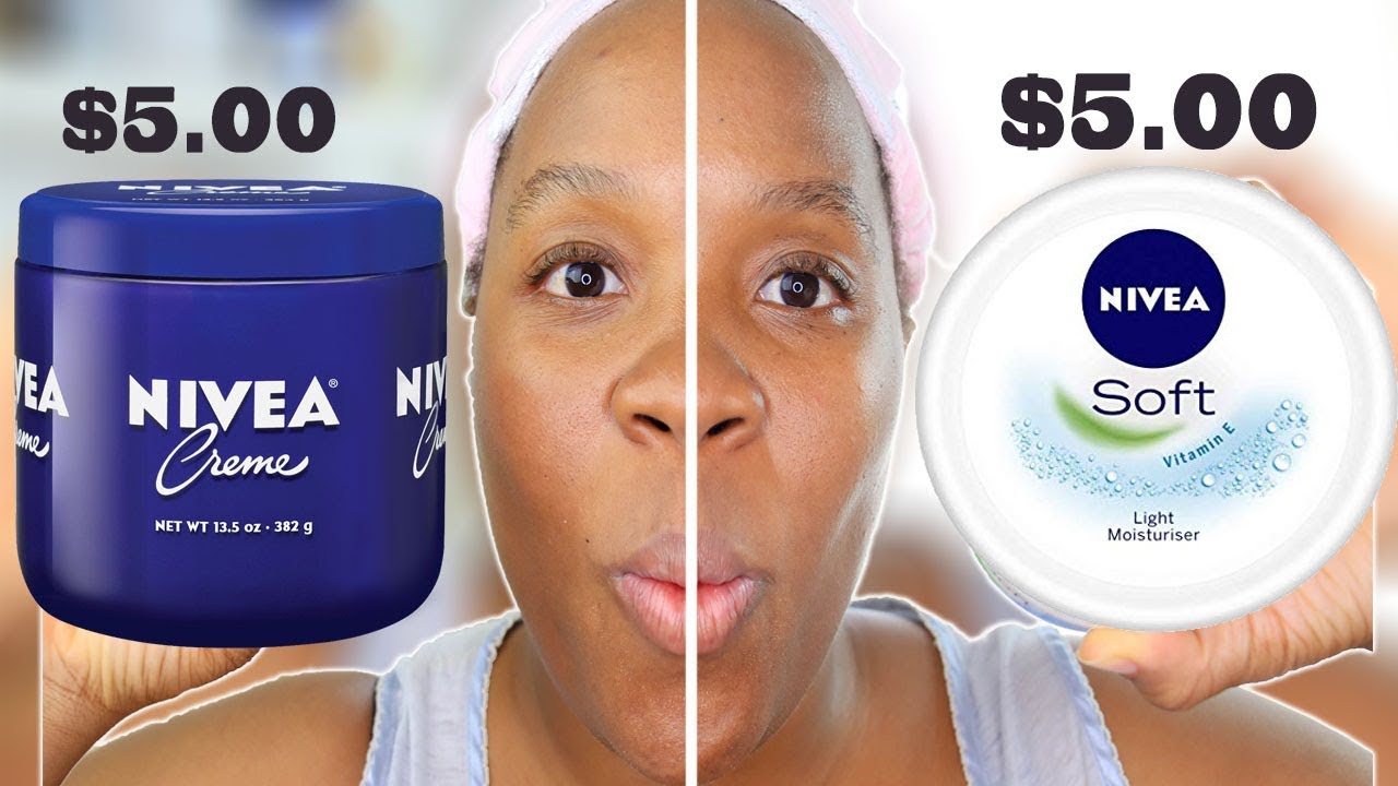 Я попробовала крем NIVEA! Nivea против Nivea Soft! Nivea Creme против Nivea Soft Light Moisturizer