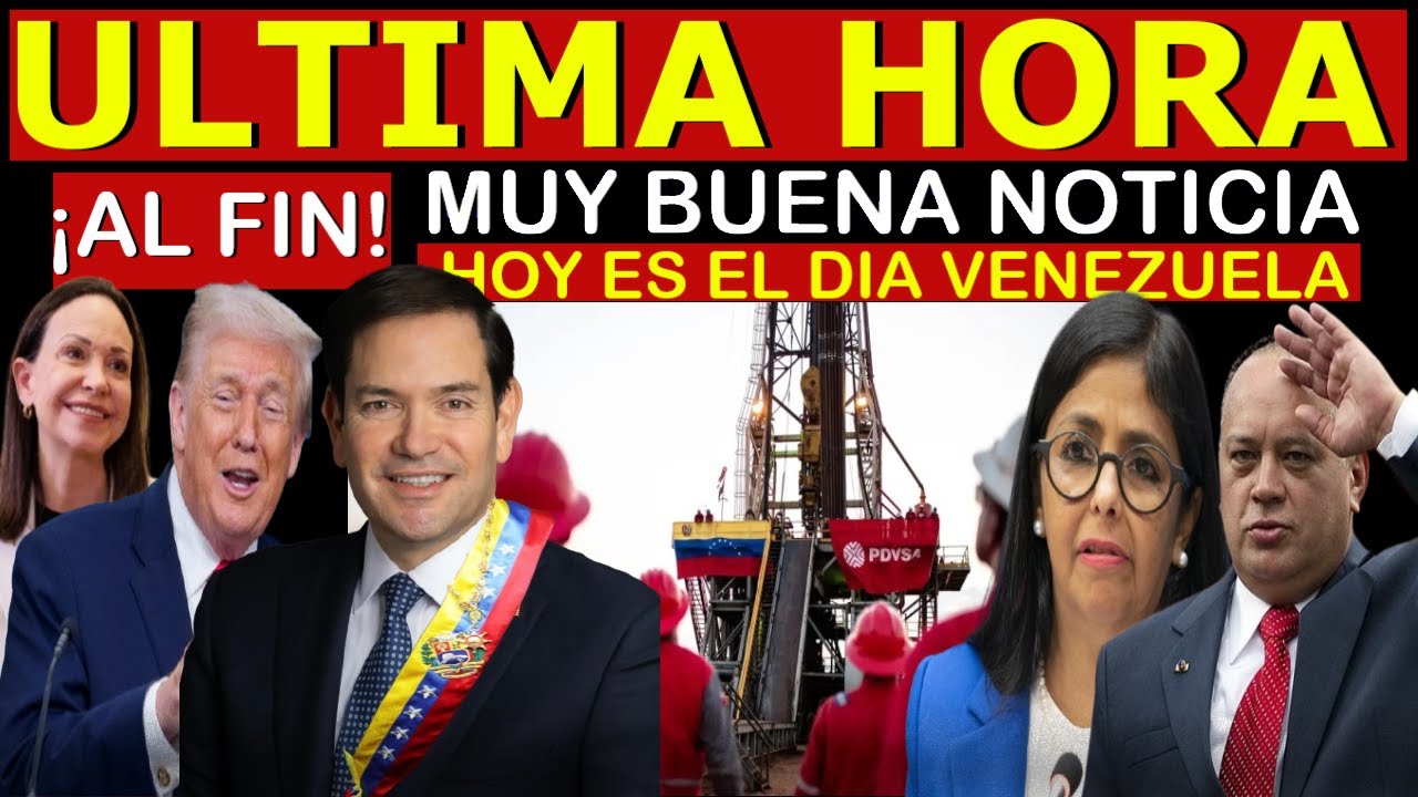 🔴EN VIVO! URGENTE HACE UNAS HORAS! MUY BUENAS NOTICIAS PARA VENEZUELA - NOTICIAS VENEZUELA HOY