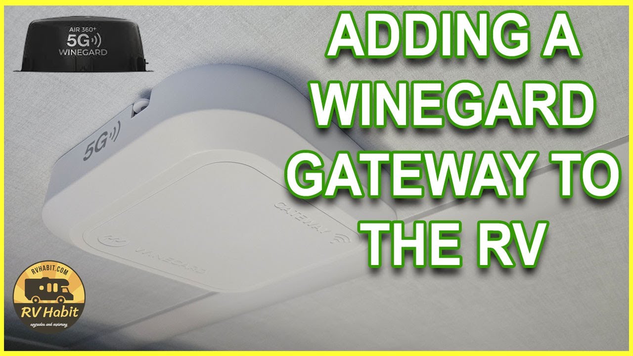 Антенна Winegard 360+ 5G и шлюз Winegard Gateway для телевидения и доступа в Интернет в автодомах