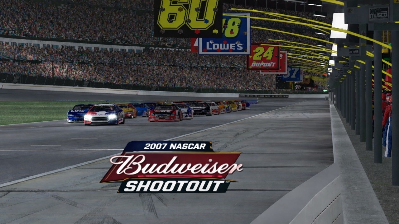 2007 Budweiser Shootout: I Attempted To Recreate It In - iRacing 2007 NASCAR Recreated