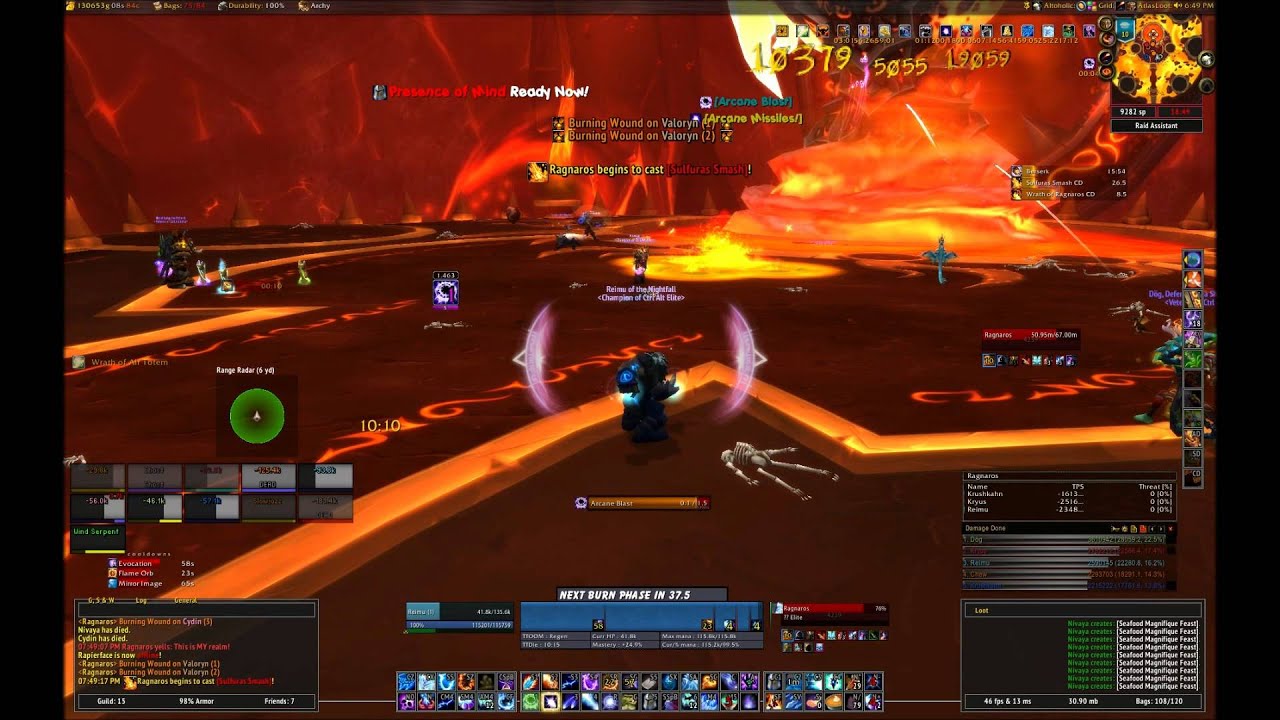 Firekitty Gone Wild! Charging Through Ragnaros's Abs