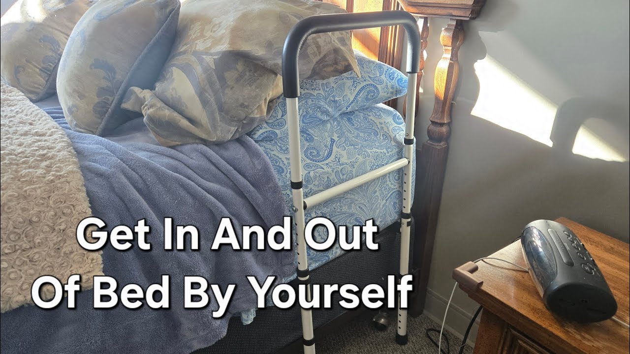 Get In and Out of Bed With Bed Cane For Seniors, After Surgery