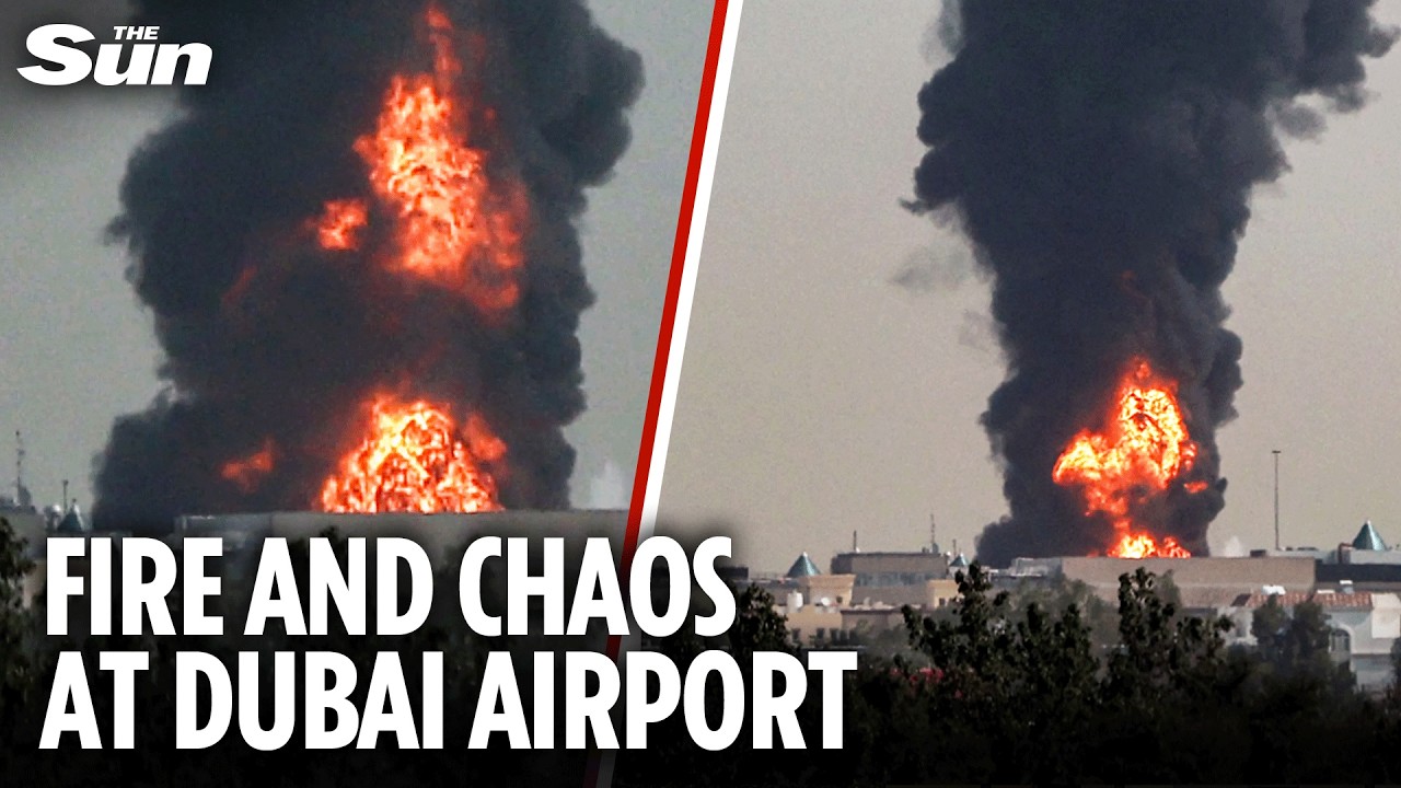 Iranian drone attack starts huge fire at Dubai airport, all flights suspended