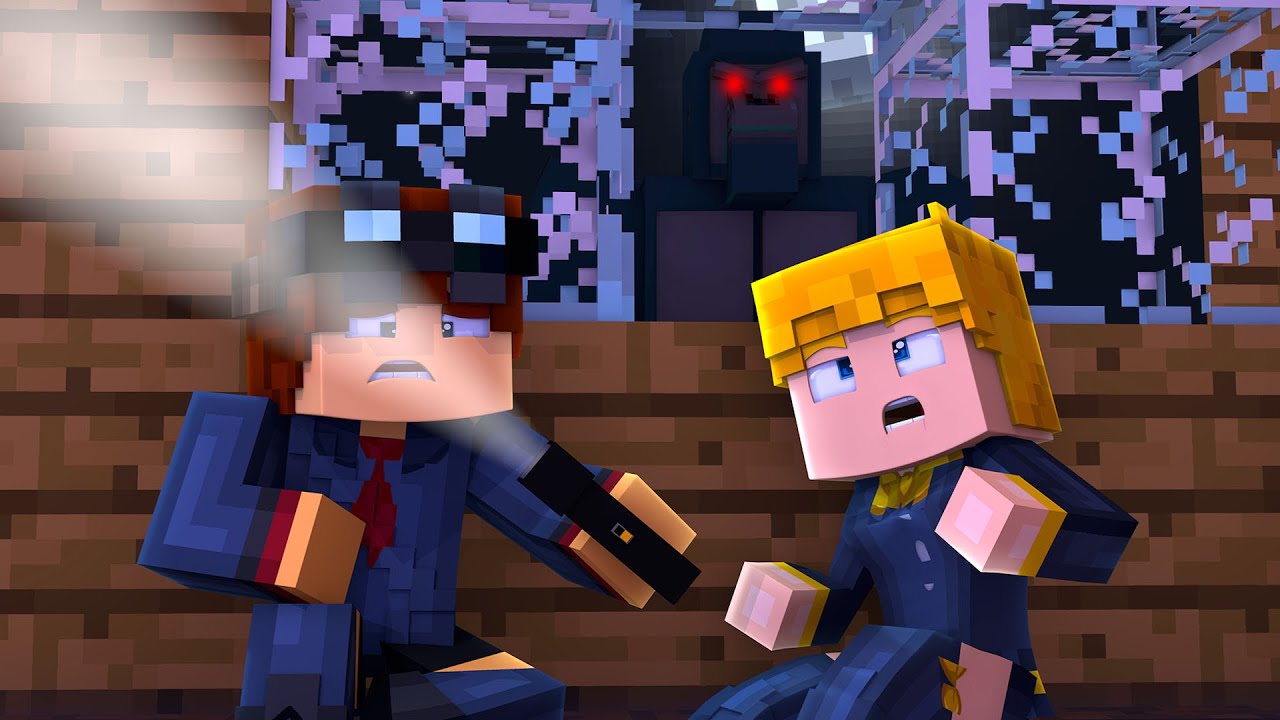 Прячусь от Бигфута в Minecraft